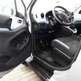 Citroen Berlingo - Peugeot Partner - 2008 - 2018 - Plastic Door Sill Covers - 2pc Set - Black